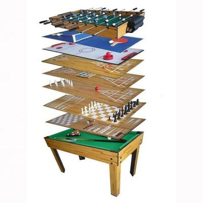 China Economical 9 in 1 multifunctional game table soccer pool billiard table for sale for sale