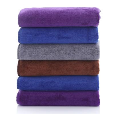 China Sustainable Custom Personal Super Soft Absorbent Paw Embroidered Microfiber Pet Towels for sale