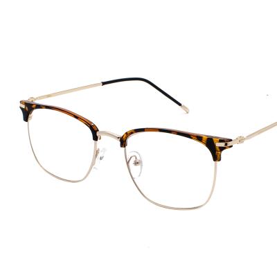 China 2020 Fashionable Metal Copper Myopic Eyesight Decoration Japan Korea Women's Clear Lens Eyewear 9188 for sale