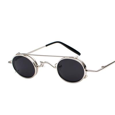 China Steampunk Sunglasses 2020 Fashion Women Sunglasses Men Small Classic Round Metal Frame Clear Glass Glasses Tinted Glasses 891 for sale