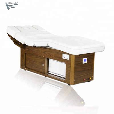 China Hot Sales Minimalist Adjustable Spa Bed Electric Massage Bed Table for sale