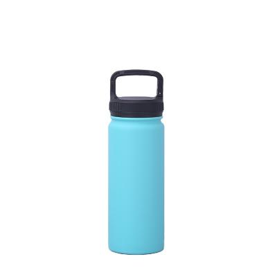 China Sustainable Cup 500ml Custom Vacuum Stainless Steel Coffee Bottle Thermos Mug With Bounce Lid for sale