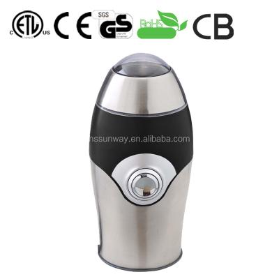 China Commercial Stainless Steel 201 Housing Or ABS KWG-150 Housing Electric Industrial Coffee Grinder for sale