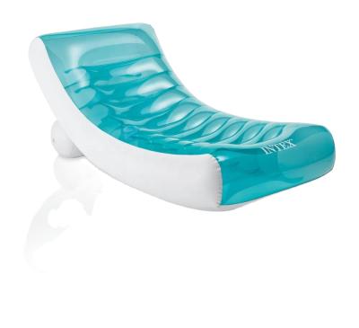 China 16ga (0.40mm) Vinyl Intex 58856 Inflatable Pool Float ROCKIN LOUNGE Comfort Relax Chair PVC Floating Pool Lounge for sale