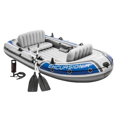 China INTEX 68325 PVC TOUR 5 BOAT SET Large Inflatable Rowing Boats PVC Boat for sale