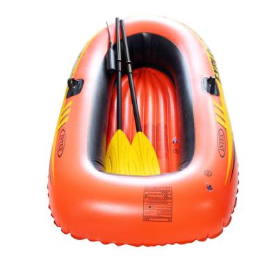 China PVC Intex 58332 Explore 300 Boat Set Inflatable Fishing Boat Drift Rubber Inflatable Kayak for sale