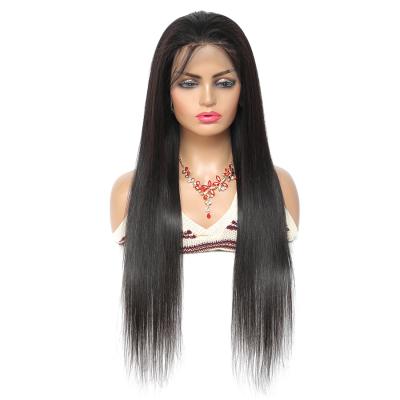 China Wholesale Price HD Straight Transparent Hair Full Lace Wigs , Cuticle Aligned Virgin Brazilian Remy Human Hair HD Lace Front Wigs for sale