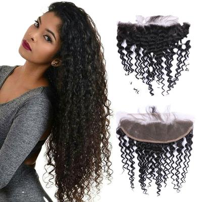 China Wholesale High Quality Virgin Jerry Curly Hair Extension100% Lace Front Wigs For Color Women Jerry Curly Lace Frontal Wig for sale