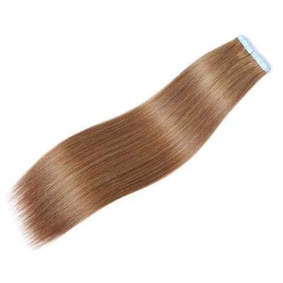 China wholesale grade 10a 100% Russian remy natural tape hair extension human hair for sale