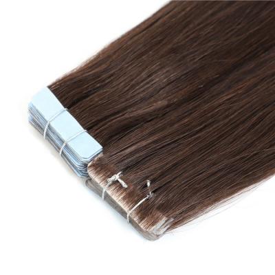 China PU Skin Tape In Huamn Hair Extensions Black Brown Color Remy Adhesive Invisible Tape Hair à venda