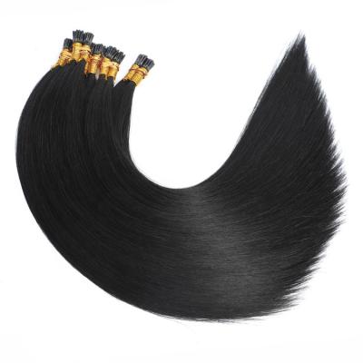 China double drawn 100% Brazilian remy cuticle aligned virgin flat, u, i, v, nano stick tip human hair extension à venda