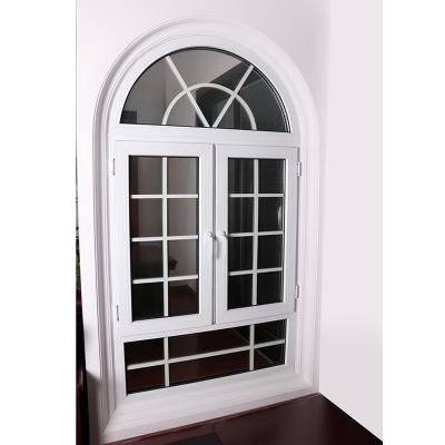 China Triple Glazed Aluminum Window Price Philippines Magnetic Screen Arched Casement French Window Curtains Window Price for sale