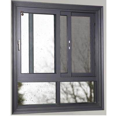 China Sliding Attractive Price Horizontal Aluminum Yard Heat Insulation Sliding Window Price for sale