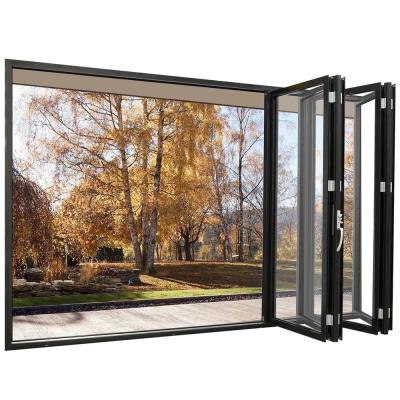 China Thermal Insulation Doors Exterior Double Entry Glass Folding Door for sale