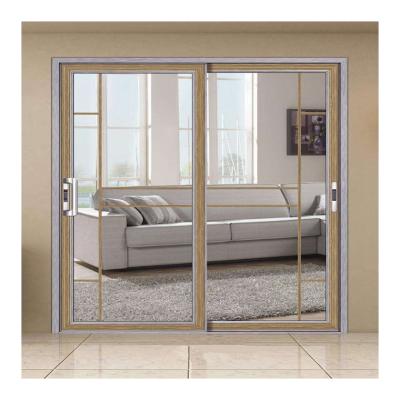 China Heat Insulation Made In China Top Quality Modern Exterior Doors Balcony Sliding Glass Door for sale