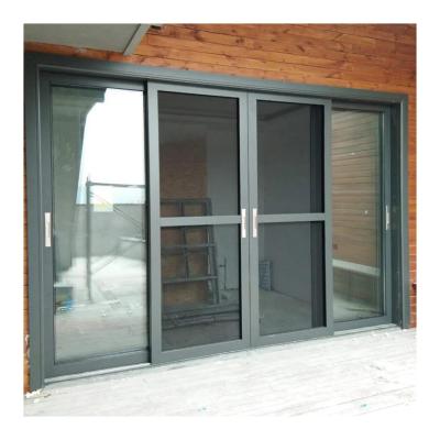 China Heat Insulation Sell Well New Type Heat Insulation Silent House Exterior Aluminum Sliding Glass Doors for sale