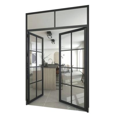 China modern double decoration aluminum french door for kitchen for sale