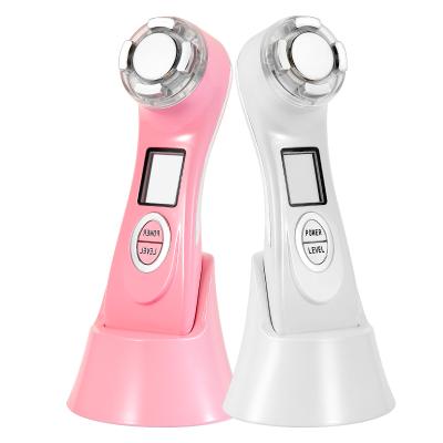 China Anti-Puffiness Ultrasonic Skin Re-energy RF Face Massager EMS Face Beauty Equipment for sale