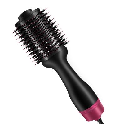 China Amazon Update Ionic Version 1200W Volumizer Rotating Hot Air Hair Dryer Brush for sale