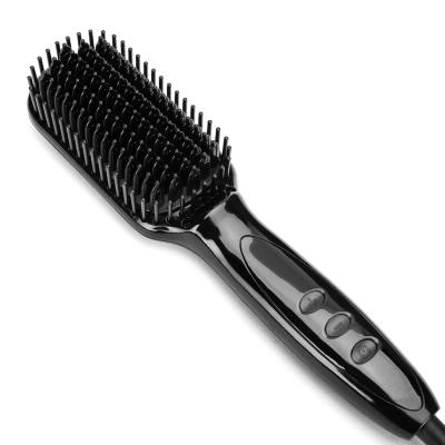 China Heat Adjustable Hair Straightener Brush Ionic Settings Comb for sale