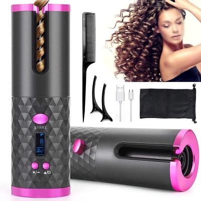 China Mini Usb Ceramic Cordless Curl Automatic Ceramic Iron Hair Curler for sale