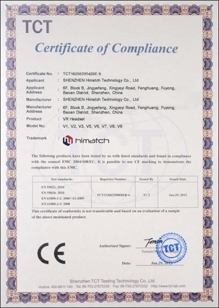 CE Certification - Himatch Technology Co., Ltd.