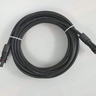 China PV systems connect DC extension cable wiring 10 A.W.G. 6mm 4mm solar for sale