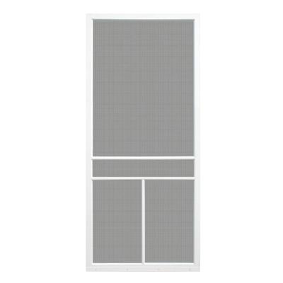 China Modern Economic Custom Design Pastic PVC Magnetic T-Bar Villa Mosquito Screen Door for sale