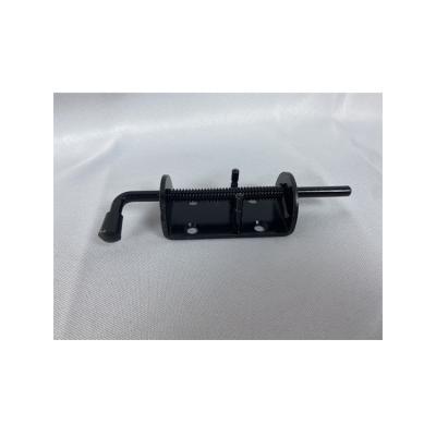 China Iron Aluminum Window Lock Accessories Modern Blind Sliding Black Zinc Barrel Spring Bolt for sale