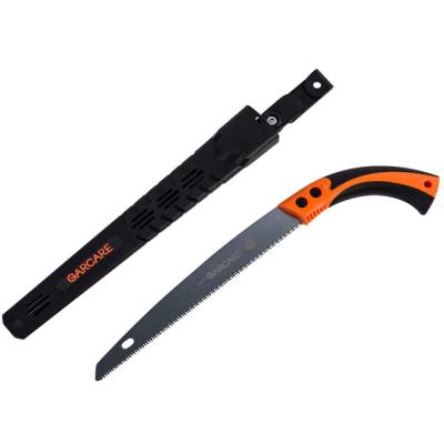 China GPS01-240 Wood, GARCARE Pruning Saw with Sheath, 10 Inch SK5 Straight Steel Blade with Sheath for sale