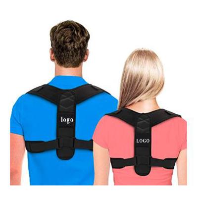 China Neoprene Posture Corrector for Women and Men | Adjustable Upper Back Neck Pain Relief Brace For Clavicle Support for sale