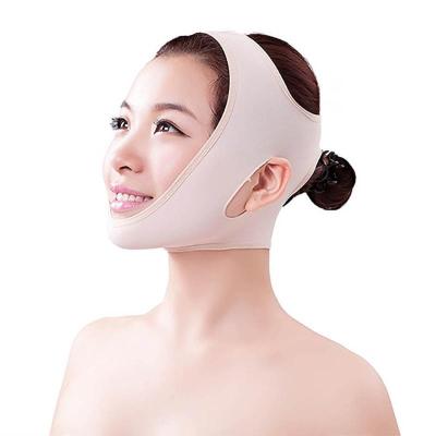 China Face Lift Slimming Slim Face Shaper Patches Chin Cheek Lift Up Face Wrinkle V Mask Ultrathin Brand Strap Face Slimming Product for sale