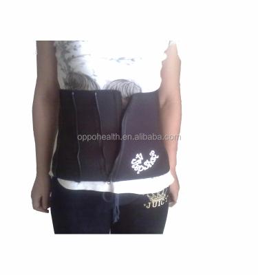 China 4 Step Shape Women Waist Tummy Tuck Trimmer Slimming Nylon Neoprene Antibacterial Wrap Belt for sale