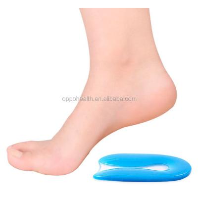 China Prevent Blisters Caused By Abrasion U-Shaped Heel Grips Cushion Silicone Plantar Fasciitis Pad For Heel Spur Pain Relief And Prevent Blisters Caused By Abrasion for sale