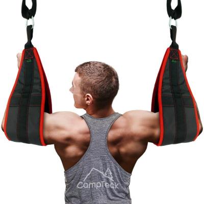 China Training Strap Hanging Straps Padded Sling Abdominal Crunch Gym Leg Raise Pull Up Chin Up Nylon Oxford Cloth Bear Weight for sale