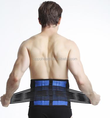 China Lumbar Back Braces Adjustable Waist Trimmer Bandage Abdominal Belt For Men for sale