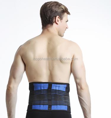 China Adjustable hot sale blue and black waist support belt for sale