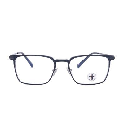 China News Classic Big Eye Trending Square Aluminum Glass Women's Eyewear Optical Frames for sale