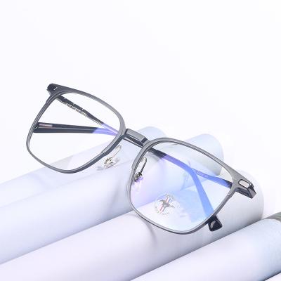 China Latest Design Optical Frames Aluminum Fit Unisex Solid Prescription Myopia Hyperopia Glasses Eyewear Eyewear Trends Classic for sale