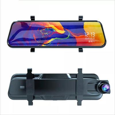 China Full Screen Car Security Touch 1296P Dual Mirror Recording Voice Control Parking Monitoring Driving Recorder None for sale