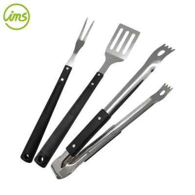 China Easily Cleaned Heavy Duty 3 Piece GRILL Grilling Tool Kit PP Handle for sale