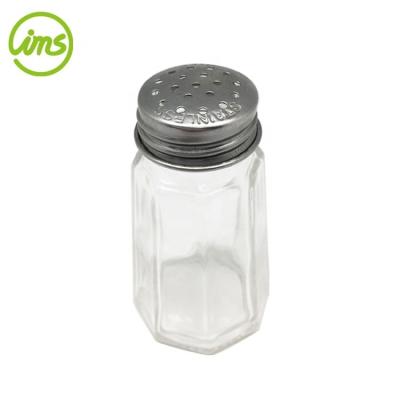 China Viable Glass Pepper Salt Shaker Can For Sprinkle Spices for sale