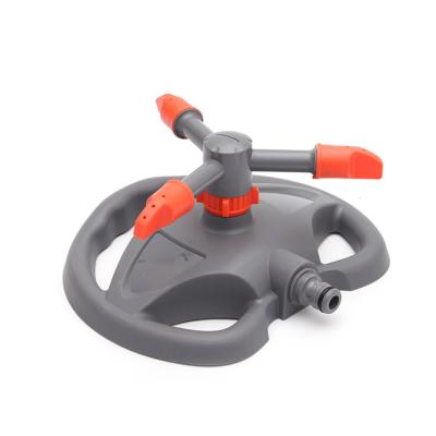 China 360 Degree Rotating Head 360 Degree Rotating Three Arm Water Irrigation Sprinkler Hose Garden Tools Wholesale for sale