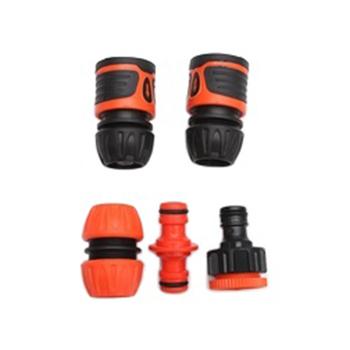 China Eco-Friendly Plastic Spout Set High Pressure Water Hose End Suction Irrigation Hose Connectors for sale