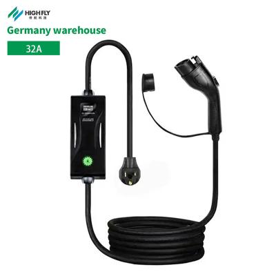 China Germany Warehouse OEM Odm Electric Car EV Charger Type - 2 Walls Box Home EV Charging Station With Display L210xW85xH48(mm) for sale