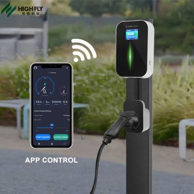 China EU Warehouse CE 7kw CE Car Charger Ev Wallbox 32a Wifi Remote Control Electric Vehicle Charging Station Ev Home Charger for sale