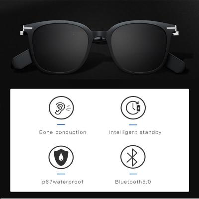 China 2020 100% UV Protection New Product TWS Blue Tooth In Bilateral Earphone Bone Conduction Wireless Sunglasses for sale