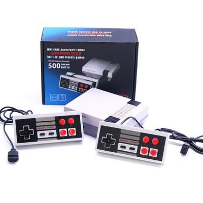 China Retro Classic Games Factory Price AV Produced TV Game Console Dual Gamepad Classic 500 In 1 Vintage Mini Retro Video Console 500 Games for sale