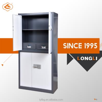 China NEW PRODUCT (Hight) Adjustable Cabinet Two Doors Safe Electronic Lock Steel Storage Cabinet for sale