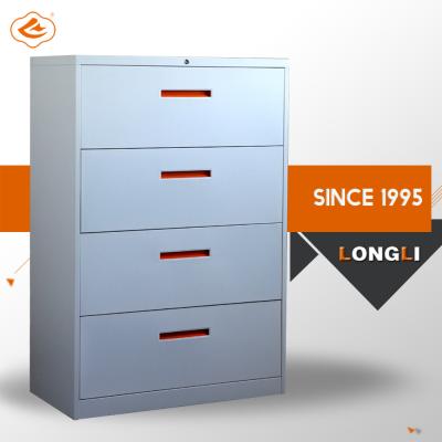 China NEW PRODUCT 4 Drawer(Height)Adjustable Vertical Steel Office Furniture Filing Cabinet Lockable White Filing Cabinet for sale